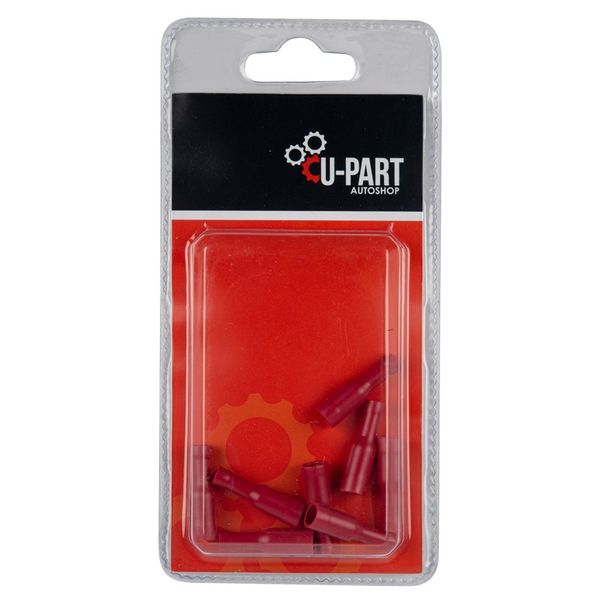 Terminal Red Female Bullet - 0.5mm-5mm x 4mm- Bulk Pack of 10