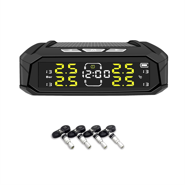Car Security Alarm Tire Monitoring System with 4 Compatible with Universal