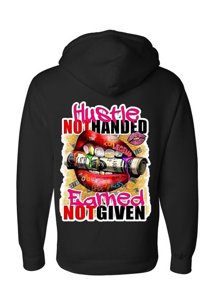 Hustle Not Handed - kiddies hoodie