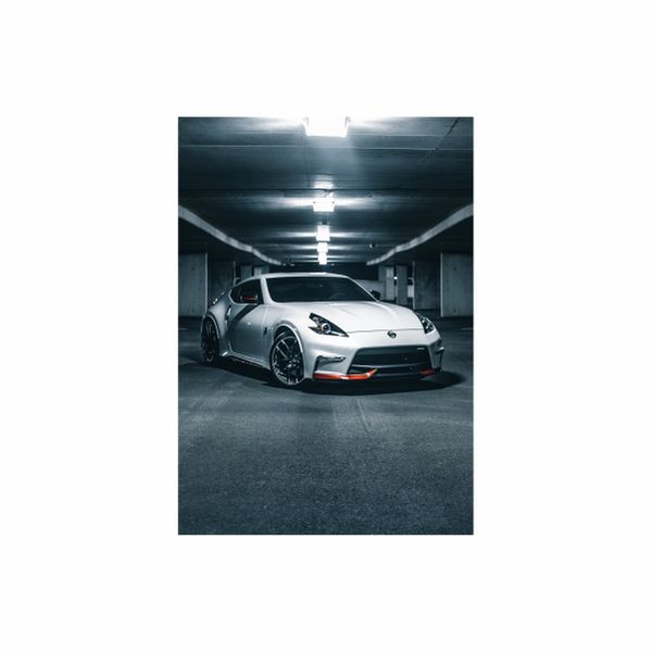 Nissan 350z White - A1 poster