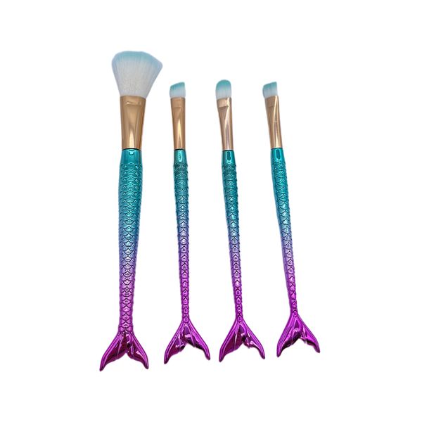 4 Piece Makeup Brush Set