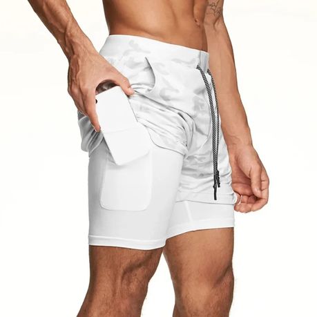 APEY Shorts For Men - 2 In 1 Sports Shorts With Phone Pocket - Gym Shorts, Shop Today. Get it Tomorrow!