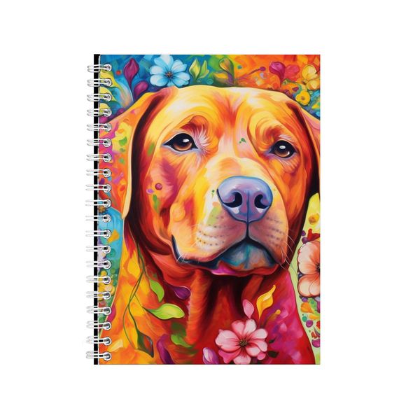 Chesapeake Bay Retriever Dog Neon Notebook Gift Idea A4 Notepad Pad 70
