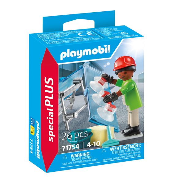 Playmobil My Life - Glazier Playset - 26 Pieces