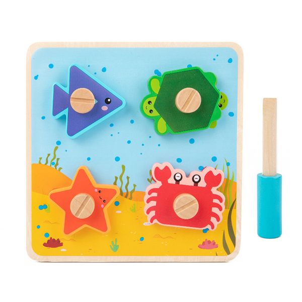 iKids Screws Jigsaw Puzzles Marine Animal