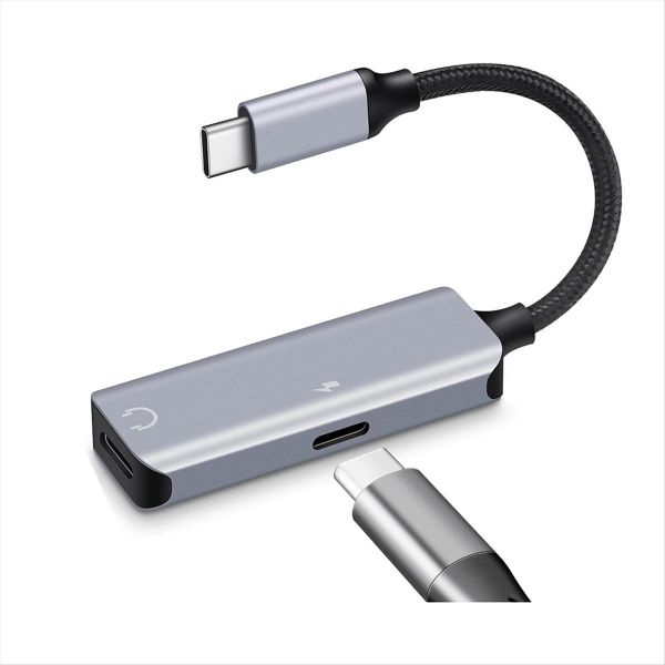 Usb C Splitter With Charger Usb C Splitter 1 In 2 Out Audio Headphone