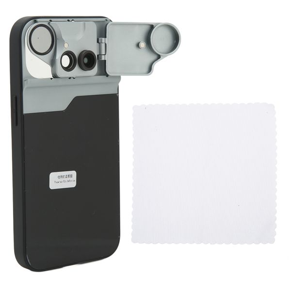 3-in-1 iPhone 14 Lens Case - Macro/CPL/Fisheye