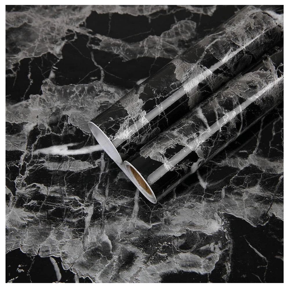 Home Decor Oilproof Kitchen Self Adhesive Wallpaper Marble Waterproof