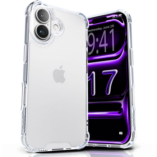 ORRO Clear Case Compatible with iPhone 17 - AirCushion/Shockproof/Gel