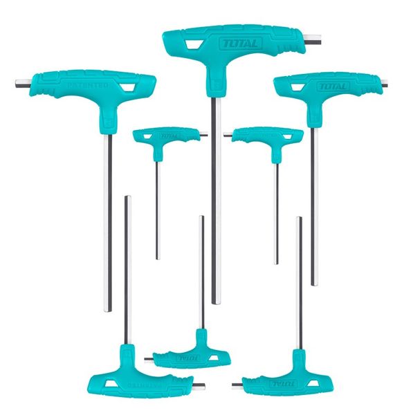 Total Tools 8 Piece T-Handle Hex Wrench Set
