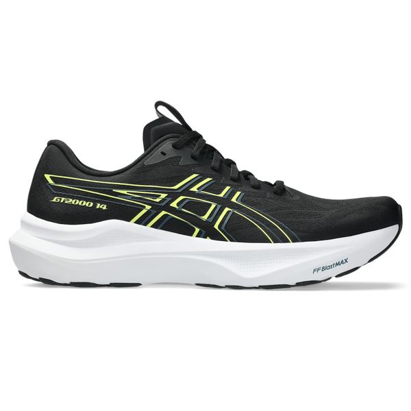 Asics Men's GT-2000 14 Performance Road Running Shoes - Black/Citron
