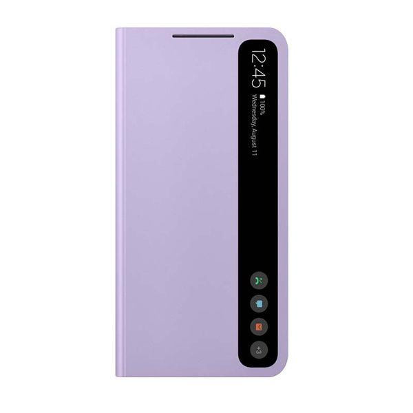 Samsung Galaxy S21 FE Smart Clear View Case - Lavender