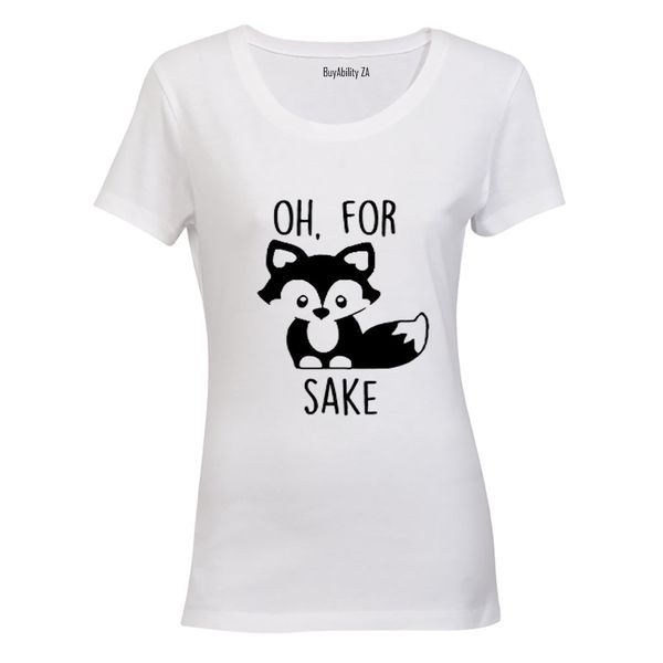 Oh For Fox Sake - Ladies - T-Shirt - White