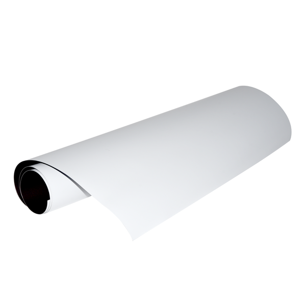 Magnetic Flexible Sheet - 0.5mm x 457mm x 620mm - White