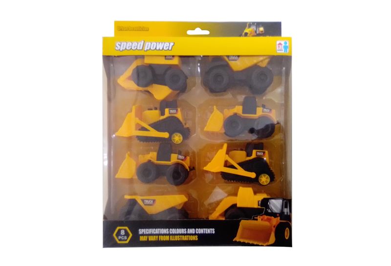 Speed Power 8-Piece Construction Trucks