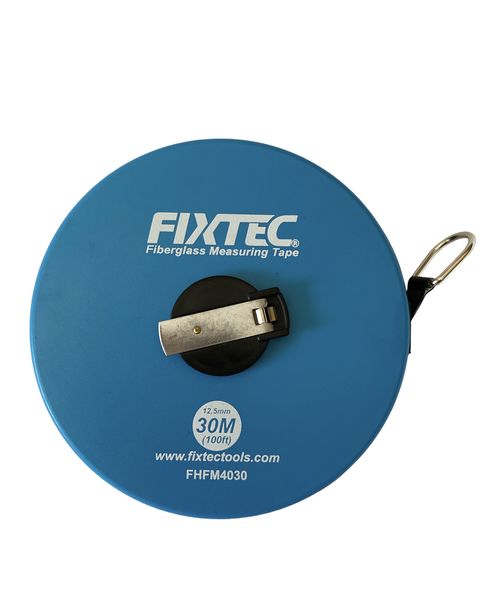 Fixtec 30m Industrial Fiberglass Measuring Tape 12.5mm
