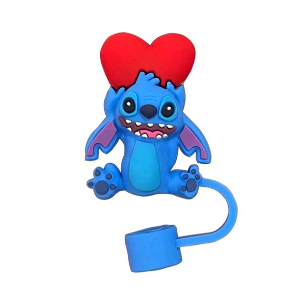 Lilo &amp; Stitch Reusable Straw sleeve protective plastic cover