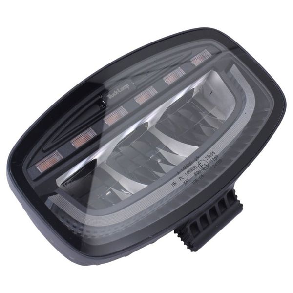 LED Driving Light with White/Amber Position &amp; Strobe Light - Each