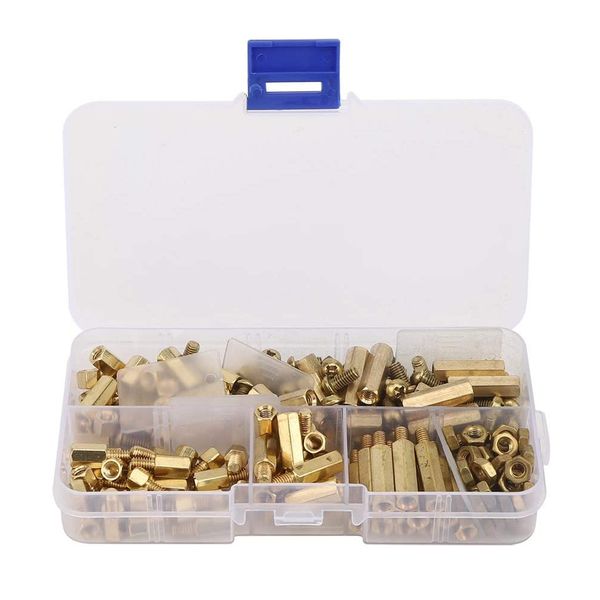 Tool M3 Brass Hexagon Female Spacer Screw Assortment 240 Piece