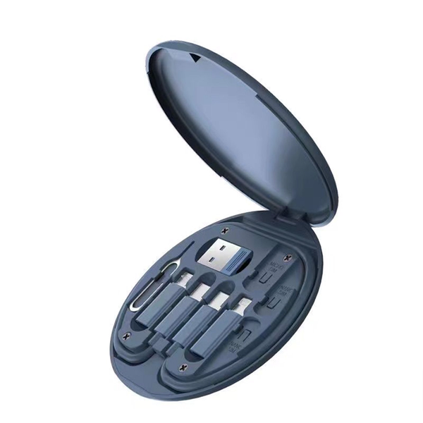 2 Piece 60W Multipurpose Data Cable Set AL-45 - Blue