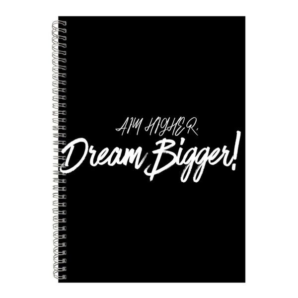 Dream A4 Notebook Spiral Lined Motivational Saying Graphic Notepad Gift 185