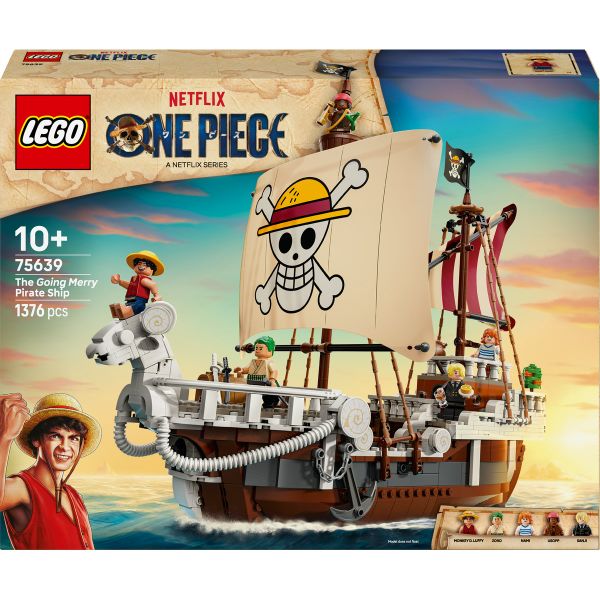 LEGO® ONE PIECE The Going Merry Pirate Ship, Boat Set Building Toy 75639