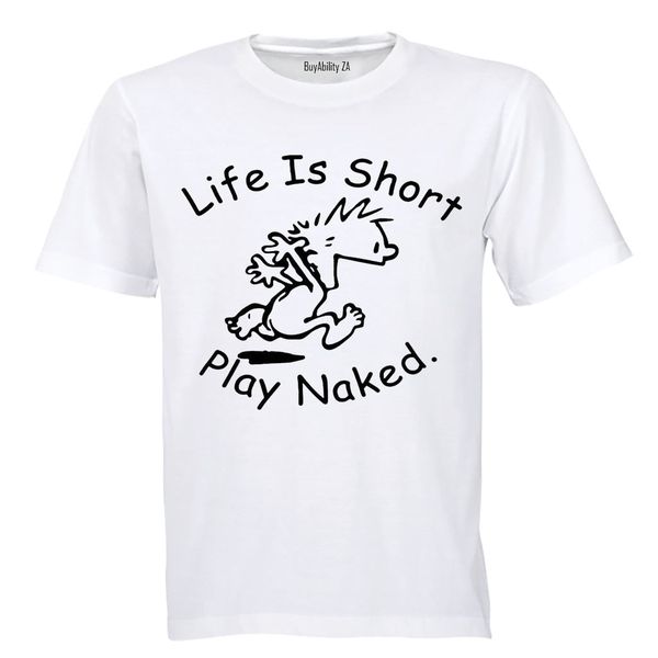 Mens - T-Shirt - White - S image