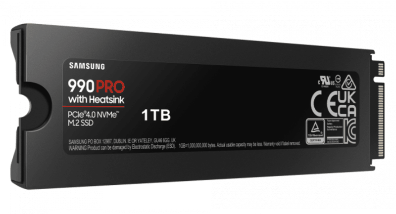 Samsung 990 Pro 1TB with Heatsink