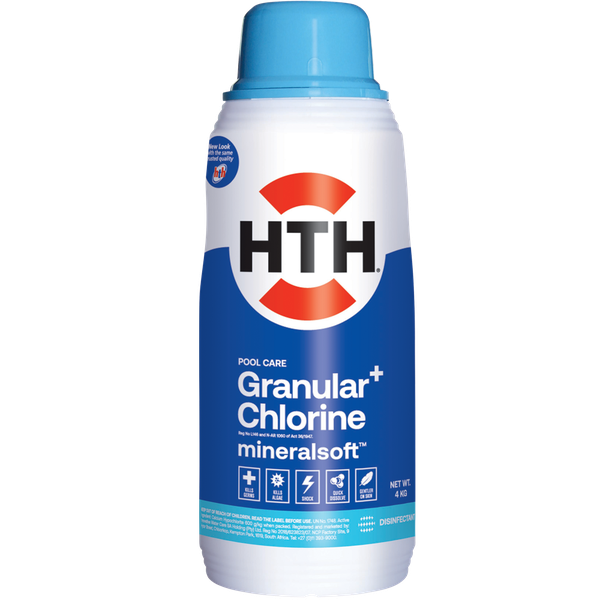 HTH - Granular Pool Chlorine - Bottle - Pool Cleaners - 4kg