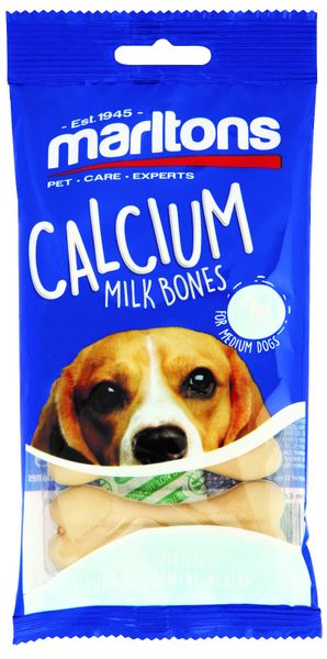 Marltons Calcium Bone Medium Dogs 4 Pieces/Bag 90g