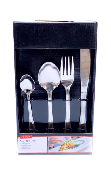 24 - Pieces Stainless Steel Cutlery Set