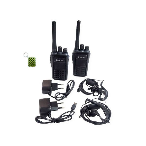 YT-168 Set Of 2 Way Radio. One Button Pairing Walkie Talkie + Key Chain