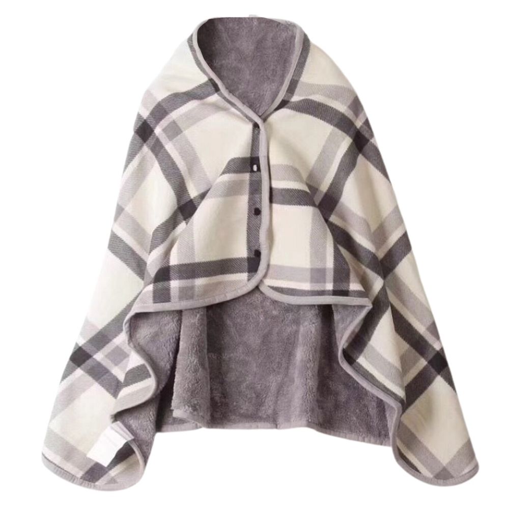 Home Fashion Wearable Warm And Cozy Double Layered Fleece Blanket