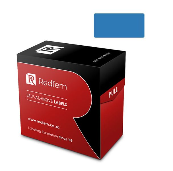 Redfern 19mm x 25mm Color Code Labels - Light Blue 5's