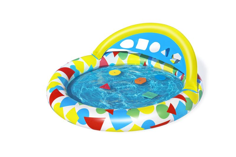 Bestway 1.20m x 1.17m x 46cm Lil' Splash &amp; Learn Baby Pool