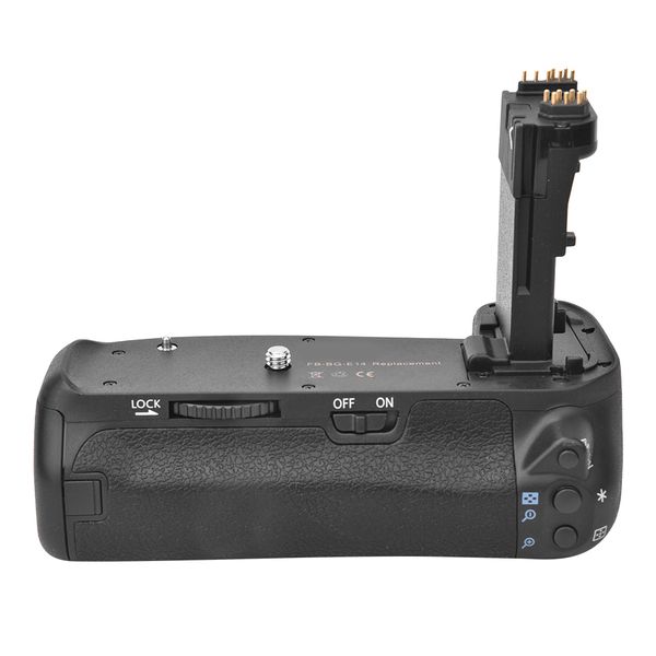 FB-BG-E14 Black Vertical Battery Grip Compatible with Canon 70D 80D