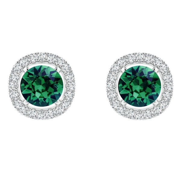 Stella Luna Audrey earring - Swarovski Emerald crystal Gold