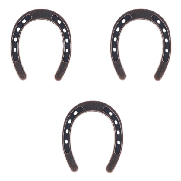 DIY Decor Good Luck Charm Metal Horseshoe Set of 3 - 7cm
