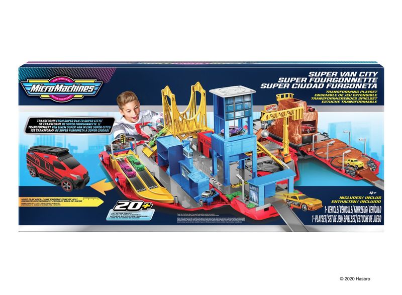 Micromachines Large Super Van City Playset