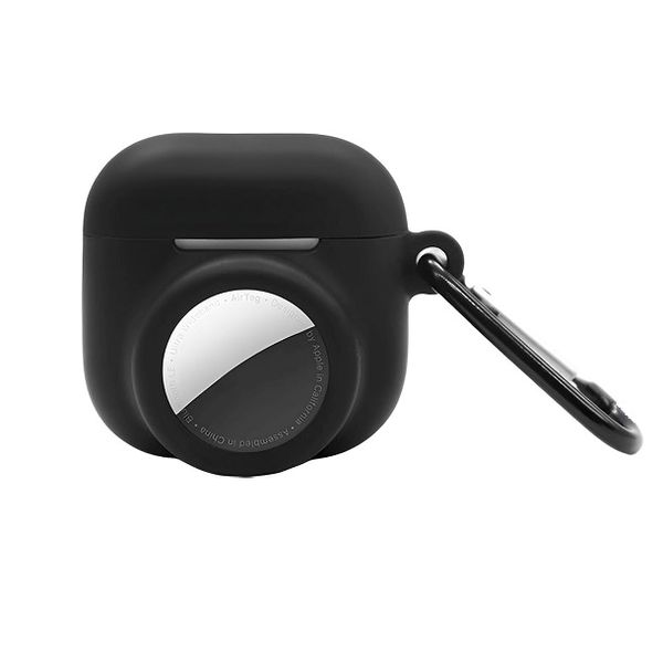 2 in 1 Case for AirPods 4 and AirTag with Keychain