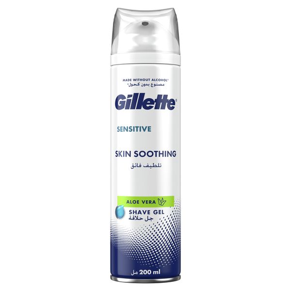 Gillette Sensitive Shaving Gel - Skin Soothing 200ml