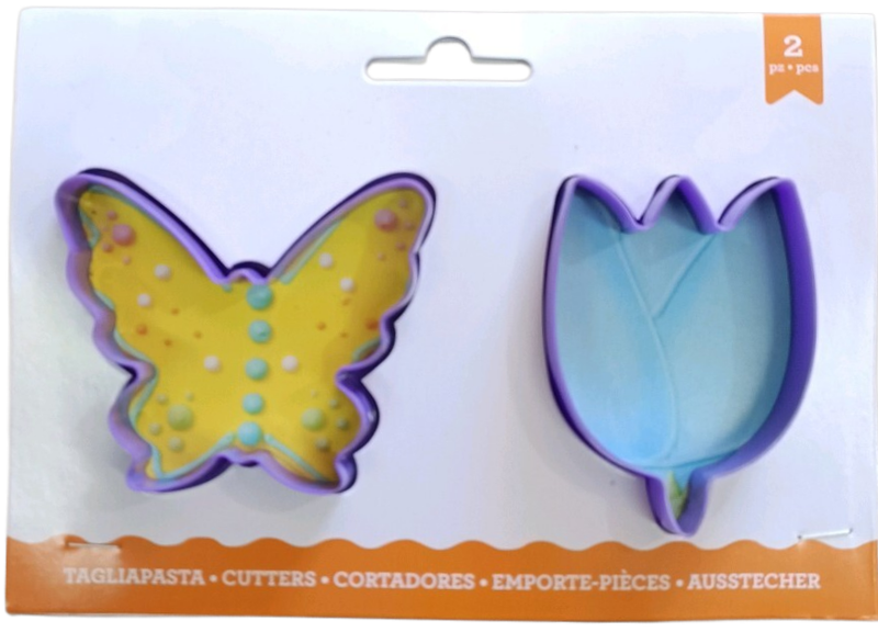 Purple Plastic Cookie Cutter