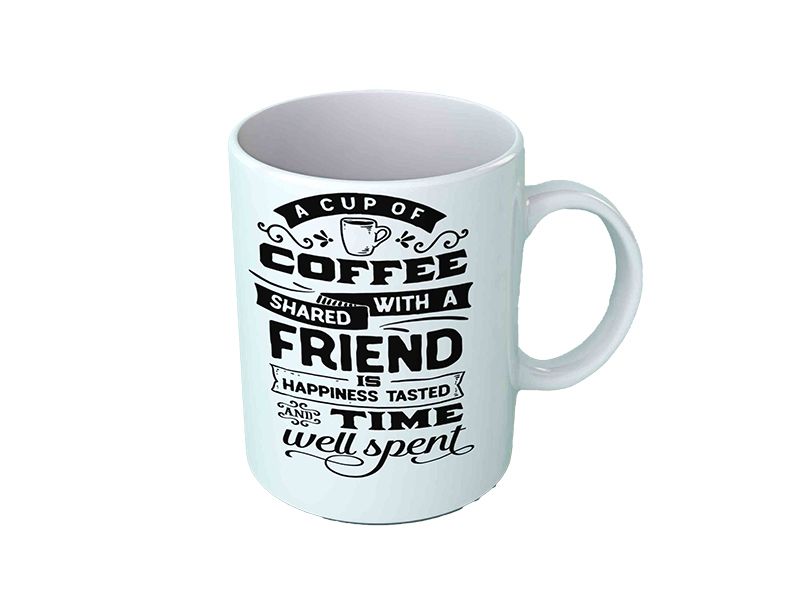 Novelty mug - Coffee with a friend........