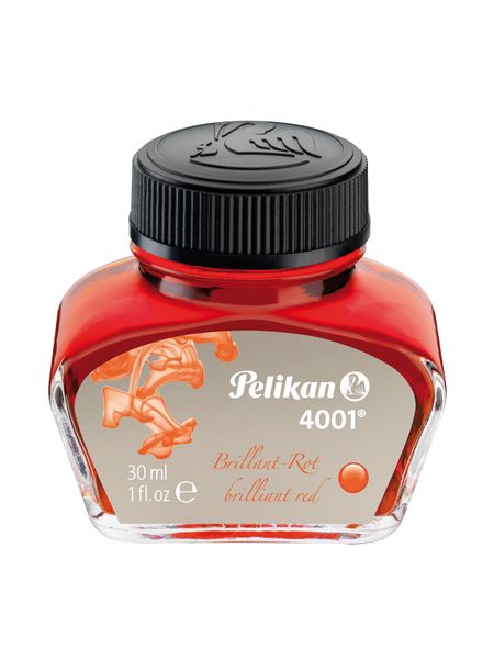 Pelikan Ink bottle 4001 Brilliant-Red 30 ml
