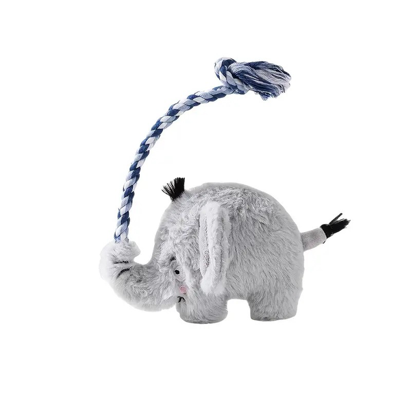 Squeaky Plush Elephant Dog Chew Toy