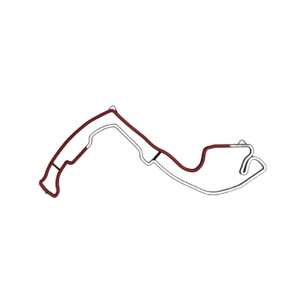 Monaco LED Neon Sign F1 Circuit Track - Medium