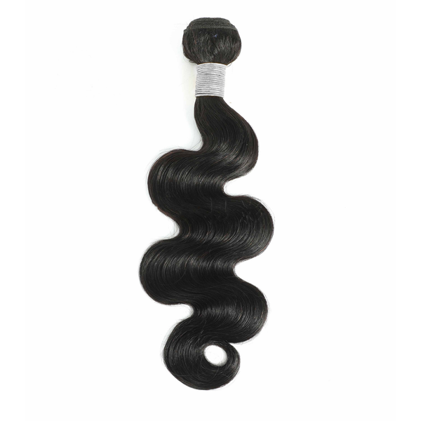 Human Hair Bundle Body Wave for Women Natural Black 10-22IN 95g