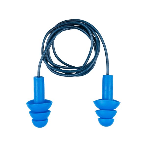 Ear Gear Reusable Metal Detectable Corded Earplugs - Pack of 100