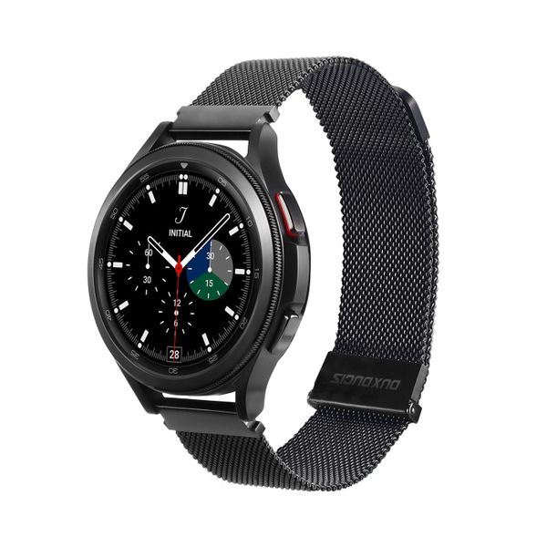 BasicX Milanese Stainless Steel Band Compatible with Samsung Watch 20mm - B