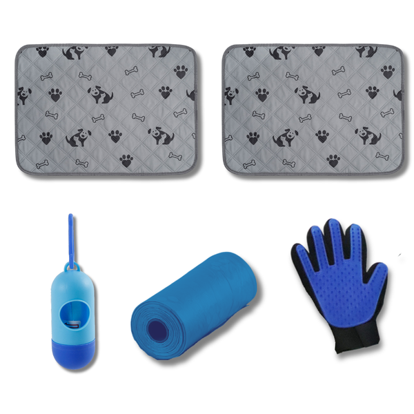 Washable Dog Cat Pee Pads (2-Pack) Leakproof &amp; Reusable Puppy Pads- Pet kit